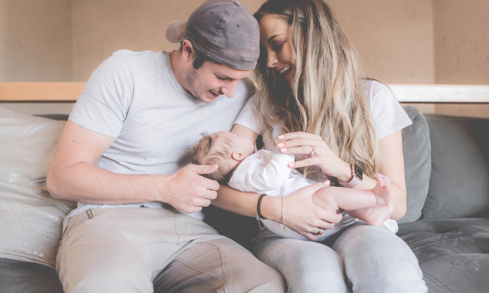 Couple with Newborn Baby