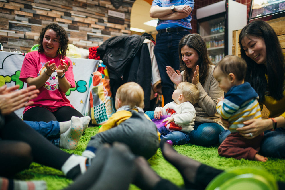 groups of parents with babies