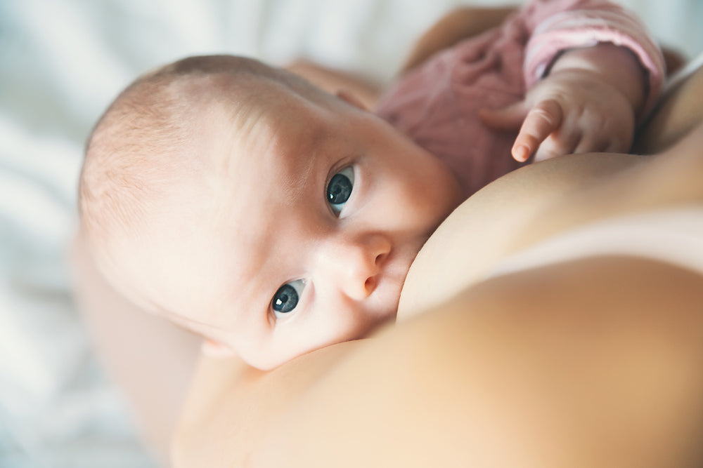 baby breastfeeding