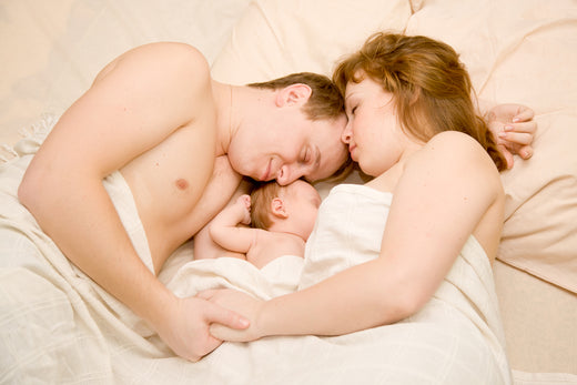 Sleeping family